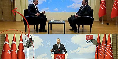 CHP, HDPKK'ya yaranmak için Kürt kanalıyla röportaj sırasında Türk bayraklarını kaldırdı