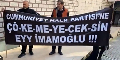 CHP'li  Alevi grup   Ekrem İmamoğlu'nu protesto etti