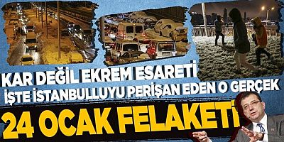 CHP'li İBB karla mücadelede yetersiz kaldı! Binlerce kişi geceyi araçlarda geçirdi