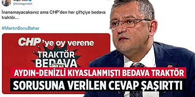 CHP'li Özel'den 'Bedava traktör nerede' sorusuna cevap