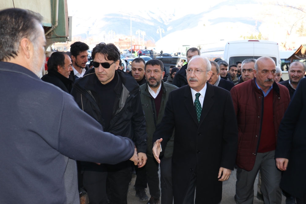 CHP Lideri Kemal Kılıçdaroğlu, Malatya deprem bölgesinde