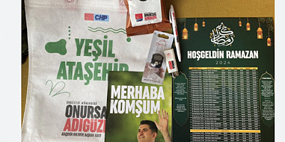 CHP, oy için seccade ve zikirmatik dağıtmaya başladı...