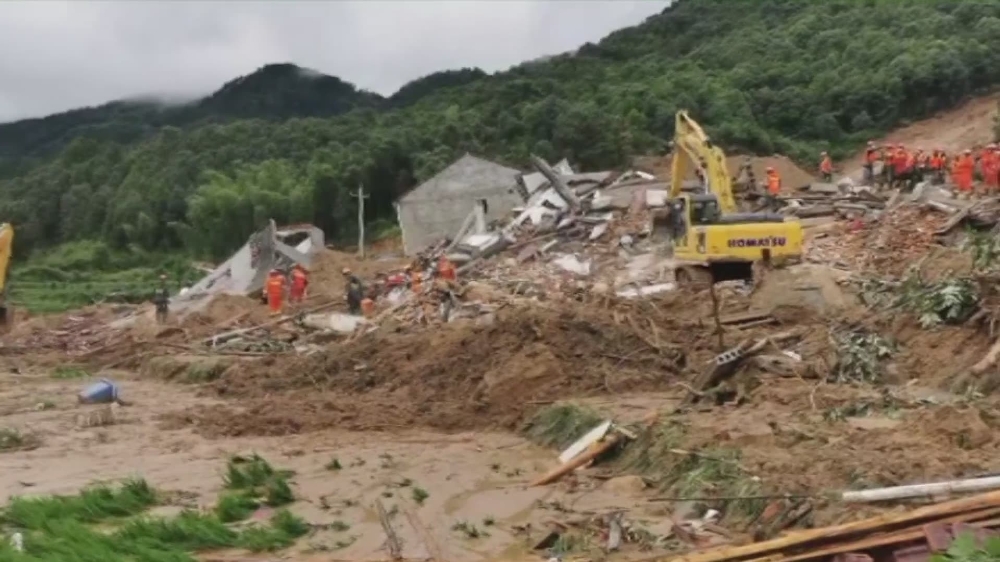 Çin’de heyelan: 9 kişi kayıp