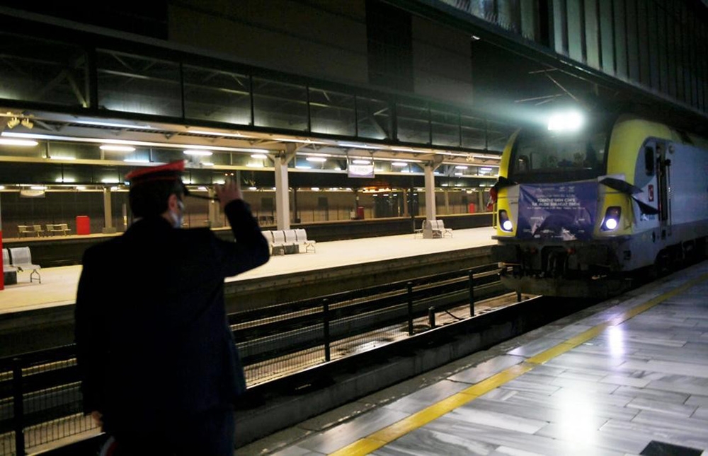 Çin’e giden tren Sivas’a doğru hareket etti