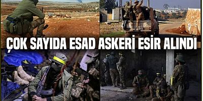 Çok sayıda Esad askeri esir alındı