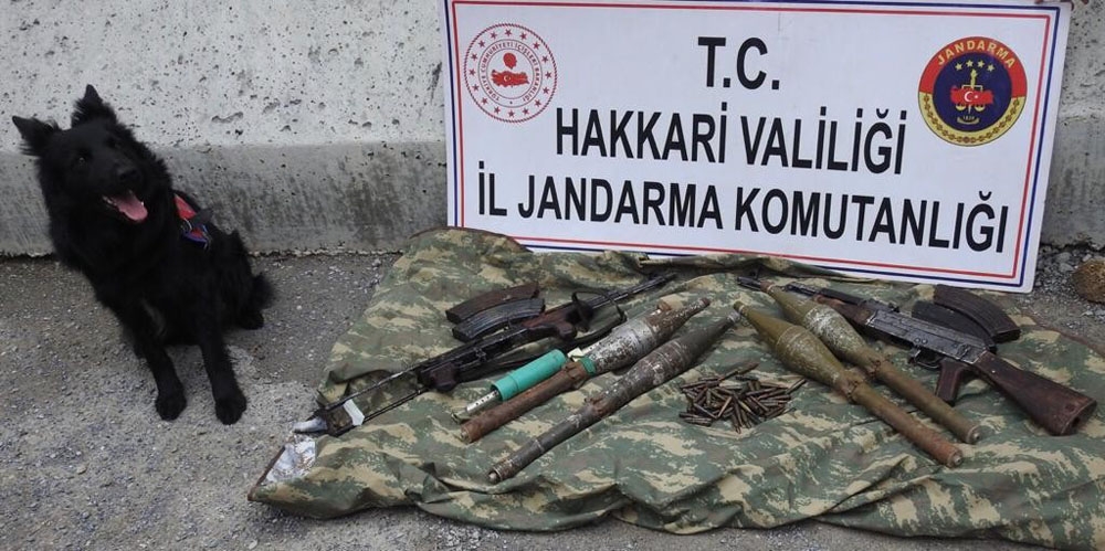 Çukurca’da silah ve mühimmat ele geçirildi