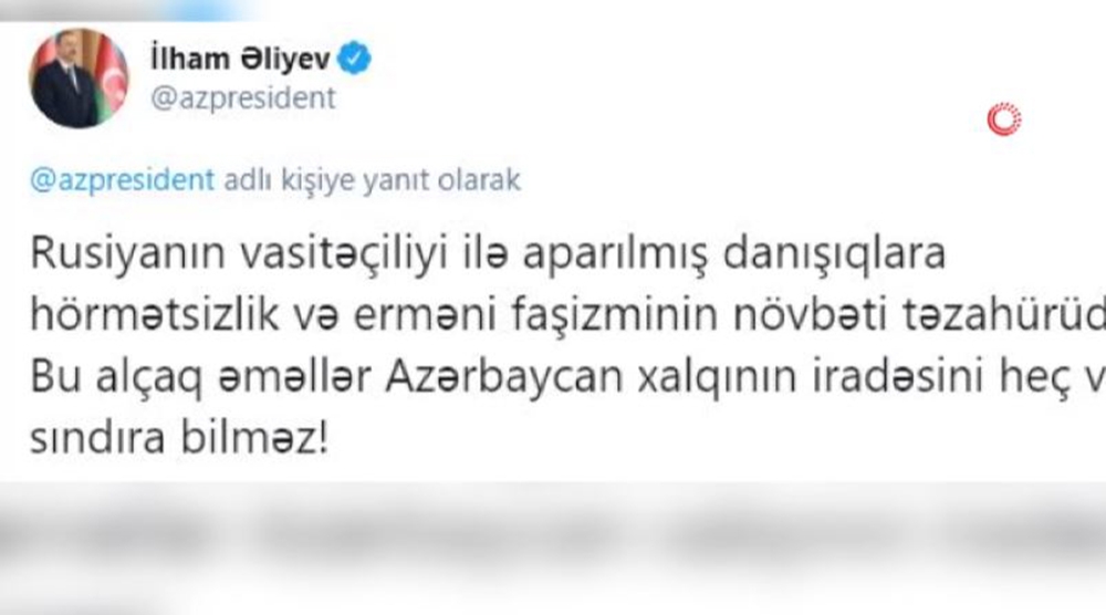 Cumhurbaşkanı Aliyev: 