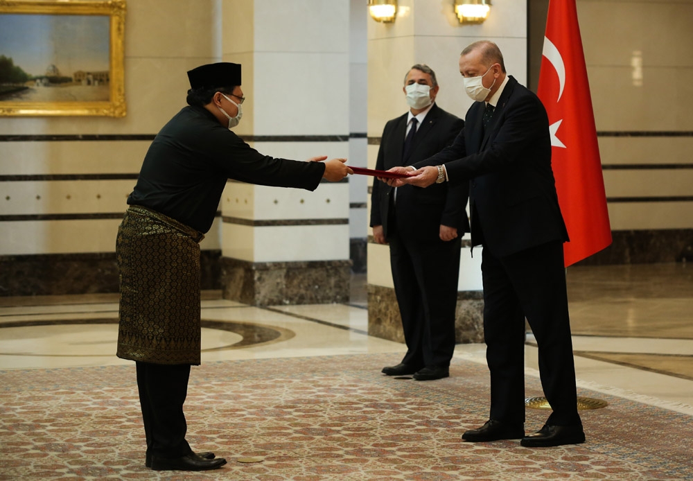 Cumhurbaşkanı Erdoğan, AB Türkiye Delegasyonu Başkanını kabul etti