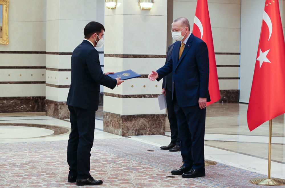 Cumhurbaşkanı Erdoğan, Afganistan Büyükelçisini kabul etti