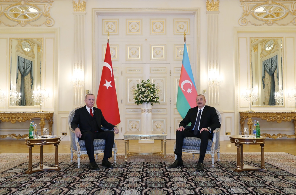Cumhurbaşkanı Erdoğan, Aliyev ile görüştü