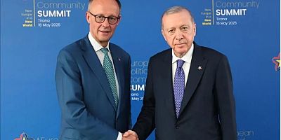 Cumhurbaşkanı Erdoğan, Almanya Başbakanı Merz ile görüştü