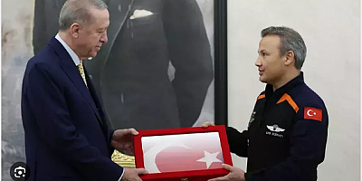 Cumhurbaşkanı Erdoğan, Alper Gezeravcı'yı kabul etti