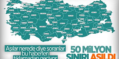 Cumhurbaşkanı Erdoğan: Aşıda 50 milyon dozu aştık