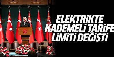 Erdoğan 'Aylık tüketimi 150 kilovattan 210 kilovata çıkarıyoruz' 