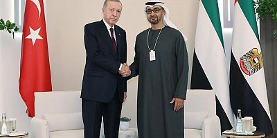Cumhurbaşkanı Erdoğan BAE Devlet Başkanı Al Nahyan ile görüştü