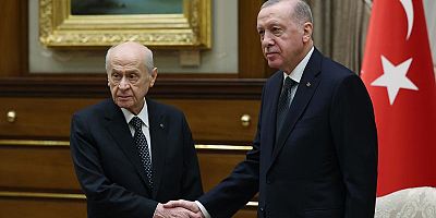 Cumhurbaşkanı Erdoğan, Bahçeli ile bir araya geldi