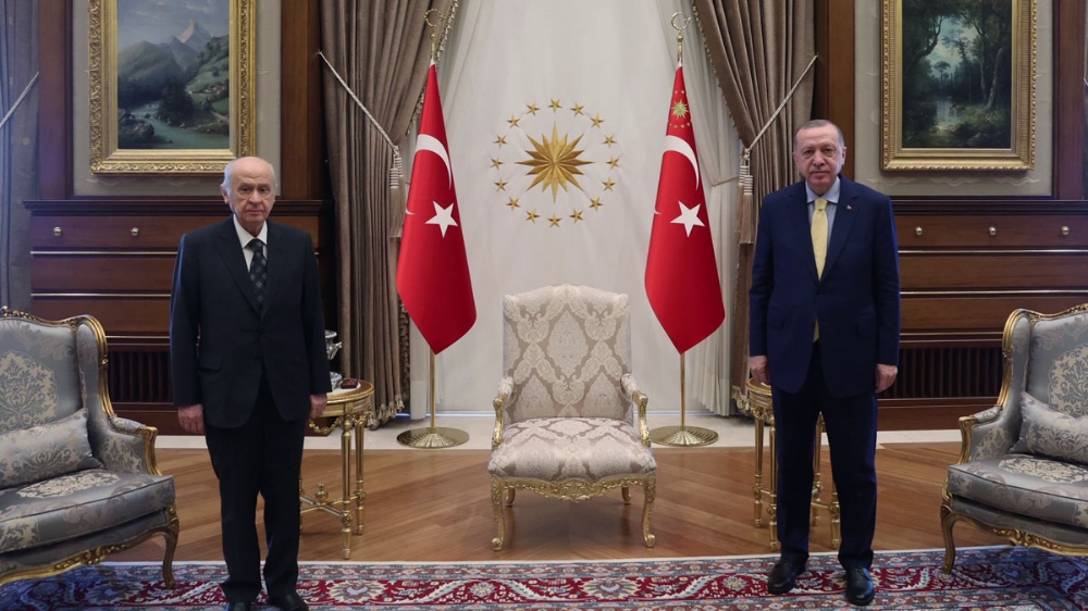 Cumhurbaşkanı Erdoğan, Bahçeli’yi kabul etti