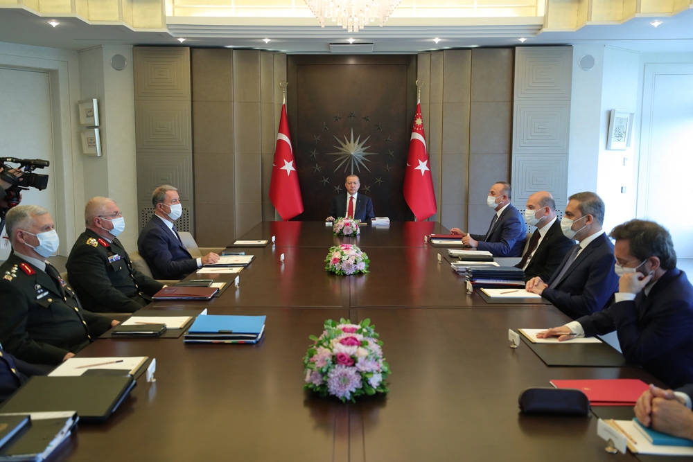 Cumhurbaşkanı Erdoğan başkanlığında Güvenlik Toplantısı gerçekleştirildi