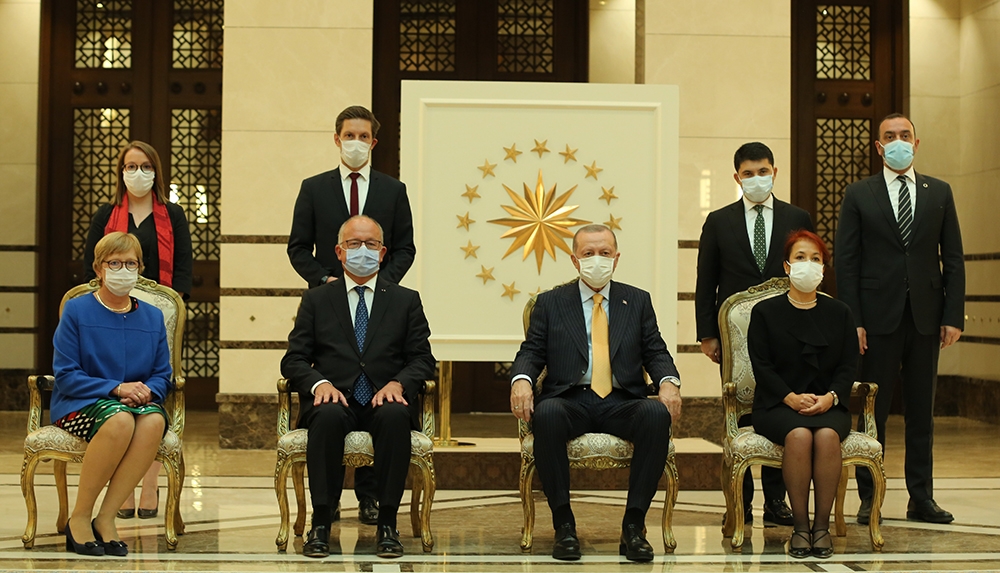 Cumhurbaşkanı Erdoğan, Belçika Büyükelçisini kabul etti