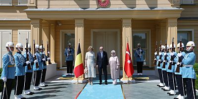 Cumhurbaşkanı Erdoğan, Belçika Kraliçesi Mathilde'yi kabul etti