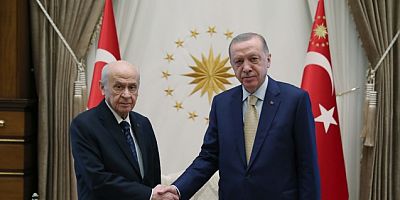 Cumhurbaşkanı Erdoğan, Beştepe’de Bahçeli’yle görüştü