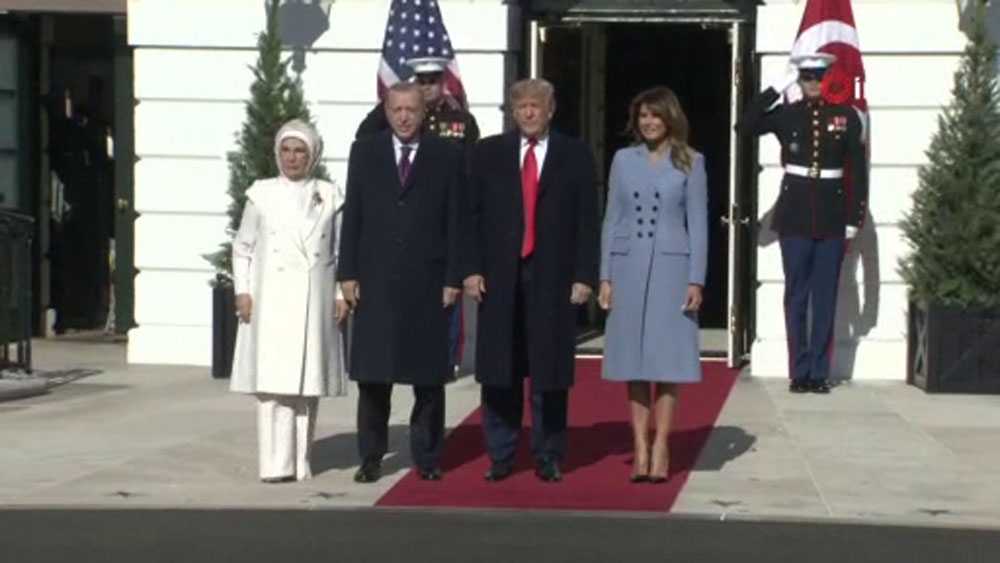 Cumhurbaşkanı Erdoğan Beyaz Sarayda