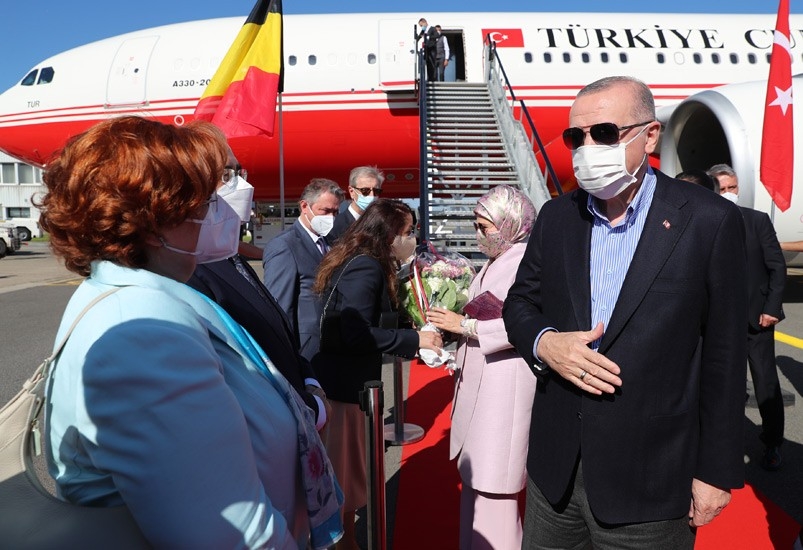 Cumhurbaşkanı Erdoğan Brüksel’de