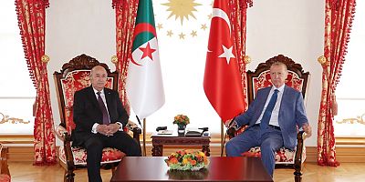 Cumhurbaşkanı Erdoğan, Cezayir Cumhurbaşkanı Abdülmecid Tebbun’u kabul etti