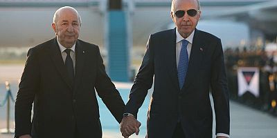 Cumhurbaşkanı Erdoğan, Cezayir Cumhurbaşkanı Tebbun'u karşıladı