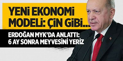 Cumhurbaşkanı Erdoğan  ekonomide yeni yol haritasını açıkladı
