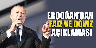 Cumhurbaşkanı Erdoğan'dan faiz açıklaması: Milletimizi ezdirmeyeceğiz!