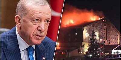 Cumhurbaşkanı Erdoğan'dan Kayak Merkezi'ndeki otel yangınıyla ilgili talimat