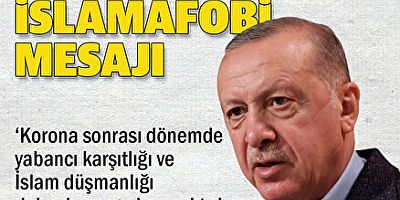 Cumhurbaşkanı Erdoğan'dan 
