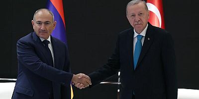 Cumhurbaşkanı Erdoğan, Ermenistan Başbakanı Paşinyan ile görüştü