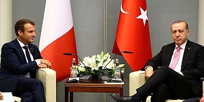 Cumhurbaşkanı Erdoğan, Fransa Cumhurbaşkanı Macron ile görüştü