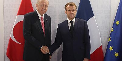 Cumhurbaşkanı Erdoğan Fransa Cumhurbaşkanı Macron ile görüştü