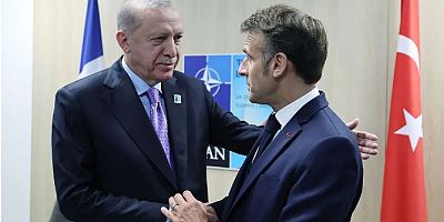 Cumhurbaşkanı Erdoğan, Fransa Cumhurbaşkanı Macron ile görüştü