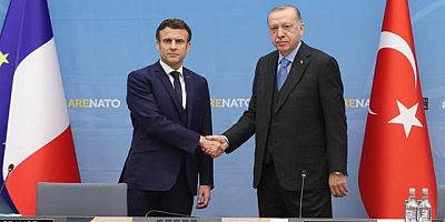Cumhurbaşkanı Erdoğan Fransa Cumhurbaşkanı Macron ile görüştü