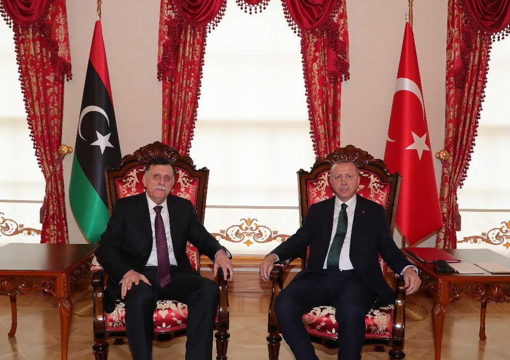 Cumhurbaşkanı Erdoğan ile Libya Başbakanı Es-Serrac görüşmesi sona erdi