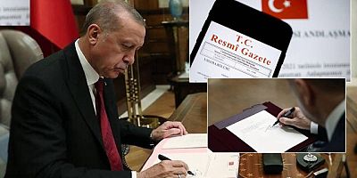 Cumhurbaşkanı Erdoğan'ın atama ve görevden alma kararları Resmi Gazete'de!