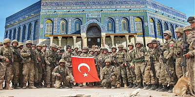 Cumhurbaşkanı Erdoğan'ın İsrail açıklamaları sonrası paylaşılan görsel