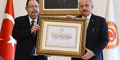 Cumhurbaşkanı Erdoğan'ın mazbatası teslim edildi