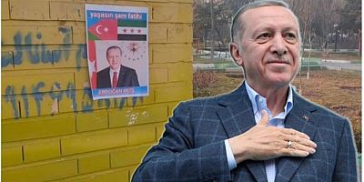 Cumhurbaşkanı Erdoğan'ın posterleri asıldı! 