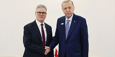 Cumhurbaşkanı Erdoğan, İngiltere Başbakanı Starmer ile görüştü
