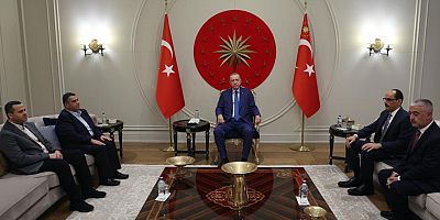 Cumhurbaşkanı Erdoğan, İsmail Haniye'nin oğullarını kabul etti