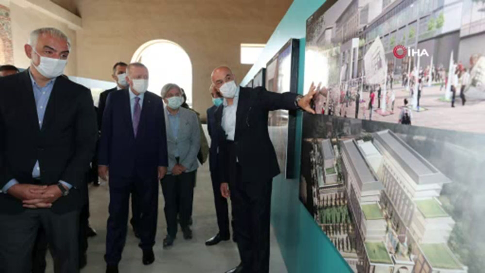 Cumhurbaşkanı Erdoğan, İstanbul’da incelemelerde bulundu