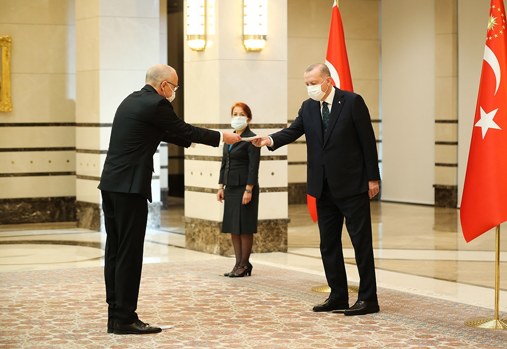 Cumhurbaşkanı Erdoğan, İsveç Büyükelçisini kabul etti