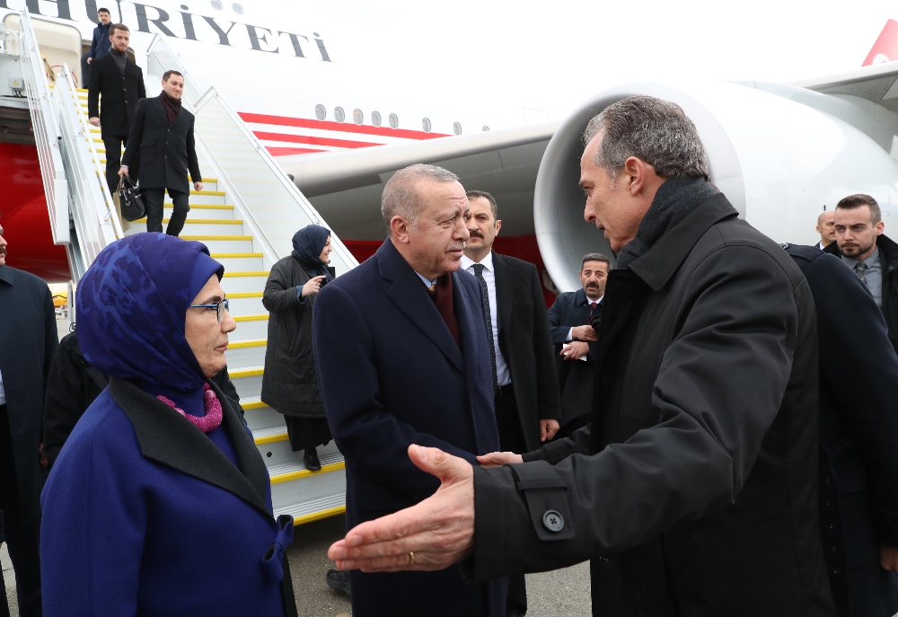 Cumhurbaşkanı Erdoğan İsviçrede