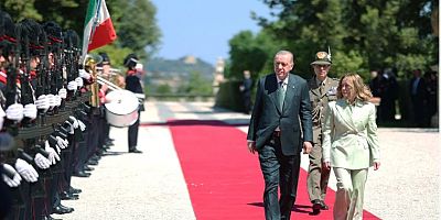 Cumhurbaşkanı Erdoğan İtalya'da..
