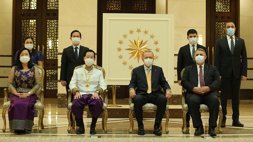 Cumhurbaşkanı Erdoğan, Kamboçya Büyükelçisini kabul etti